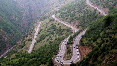مازندران جاده چالوس