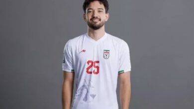 دانیال ایری فوتبالیست ملی پوش تیم نساجی